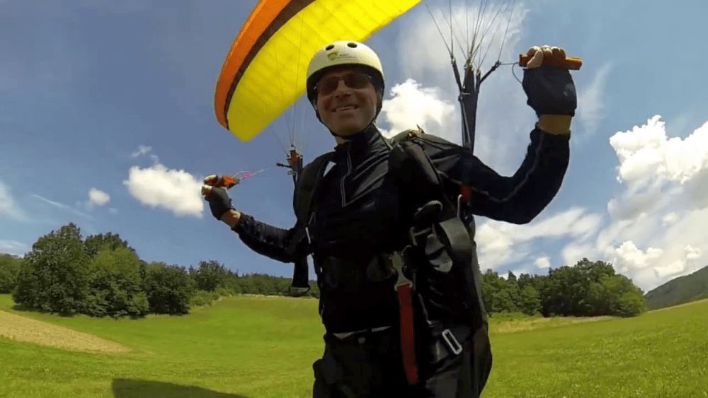 Tandem paragliding Beskydy